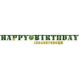 CamouflageCamouflage Happy Birthday banner 3,5 meter