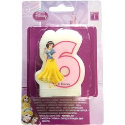 Disney prinsesser fødselsdagslys 6