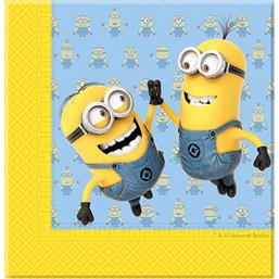 FestartiklerMinions servietter 33 x 33 cm 20 styk