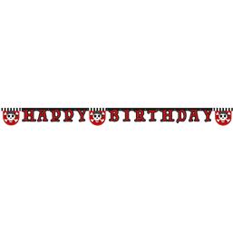 Pirat Banner med Happy birthday 