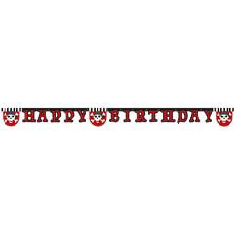 PiraterPirat Banner med Happy birthday 