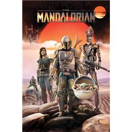 The Mandalorian Helte Plakat