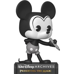 Plane Crazy Mickey (B&W)  POP! Disney Archives Vinyl Figur (#797)