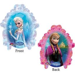 Frost Anne og Elsa folieballon 32 x 29 cm