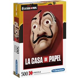 Money HeistLa Casa de Papel Maske Puslespil (500 brikker)