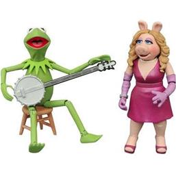 Muppet Show: Kermit & Miss Piggy Action Figures 13 cm 2-Pack