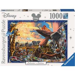 Simba på Kongeklippen Puslespil (1000 Brikker)
