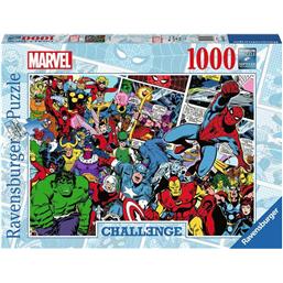 Marvel: Helte og Skurke Comics Puslespil (1000 Brikker)