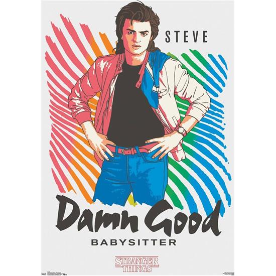 Stranger Things: Steve Harrington Damn Cool Babysitter Plakat