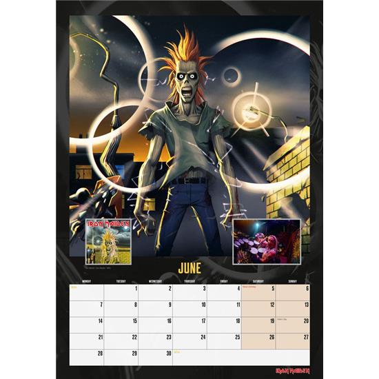 Iron Maiden: Iron Maiden A3 Kalender 2021