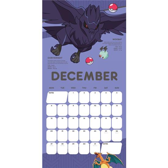 Pokémon: Pokémon Kalender 2021