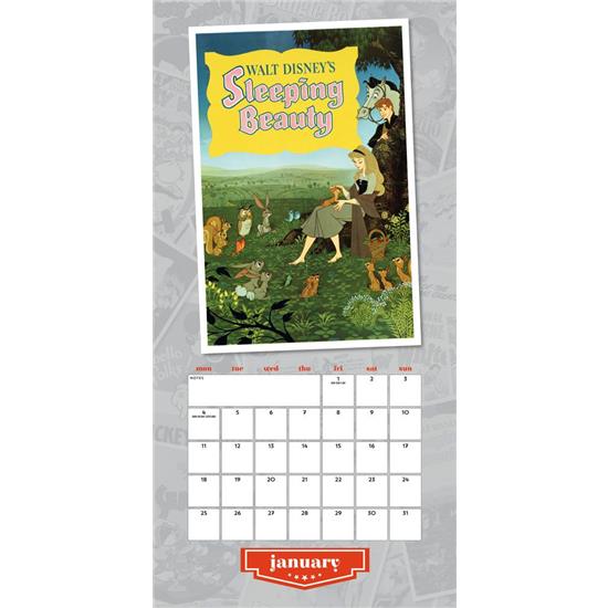 Disney: Disney Vintage Plakater Kalender 2021