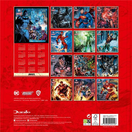 DC Comics: DC Collection Kalender 2021
