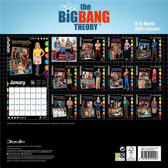 Big Bang Theory: The Big Bang Theory Kalender 2021