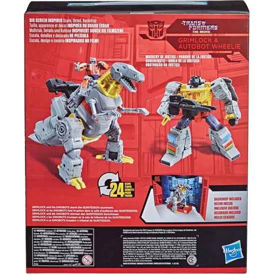 Transformers: Grimlock & Autobot Wheelie Leader Class Action Figur