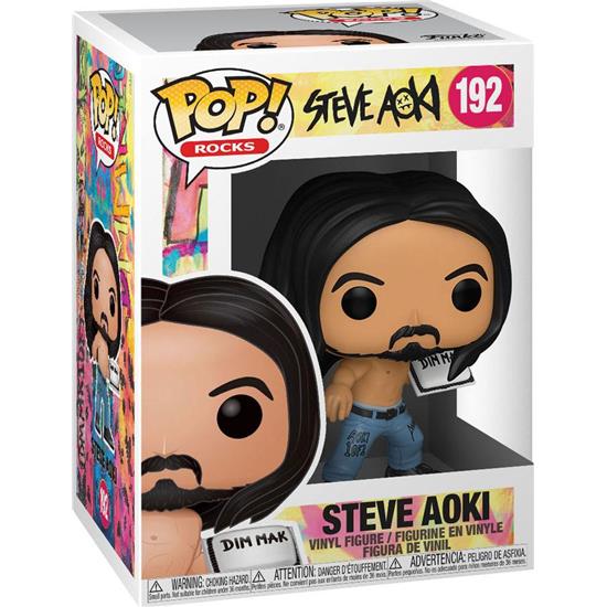 Diverse: Steve Aoki w/Cake POP! Rocks Vinyl Figur (#192)