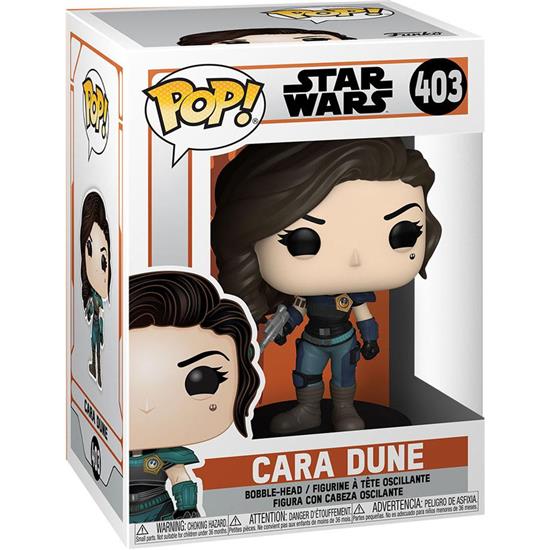 Star Wars: Cara Dune w/ badge POP! TV Vinyl Figur (#403)
