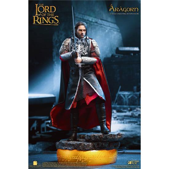 Lord Of The Rings: Aragon Deluxe Version Real Master Series Action Figur 1/8 23 cm
