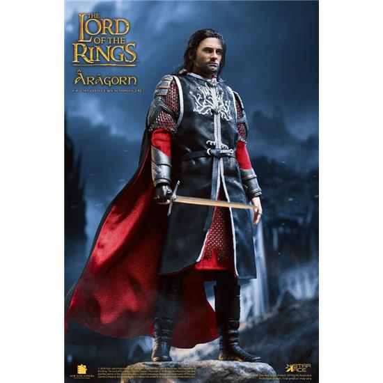 Lord Of The Rings: Aragon Deluxe Version Real Master Series Action Figur 1/8 23 cm