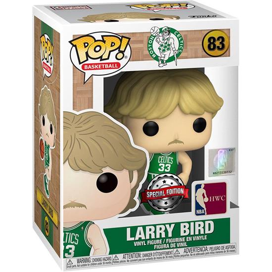 NBA: Larry Bird (Celtics Away Uniform) POP! Sports Vinyl Figur (#83)