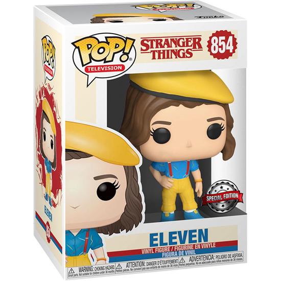 Stranger Things: Eleven in Yellow Outfit POP! TV Vinyl Figur (#854)