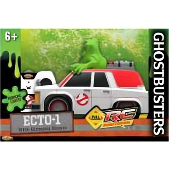Ghostbusters: Ecto-1 med Slimer på taget