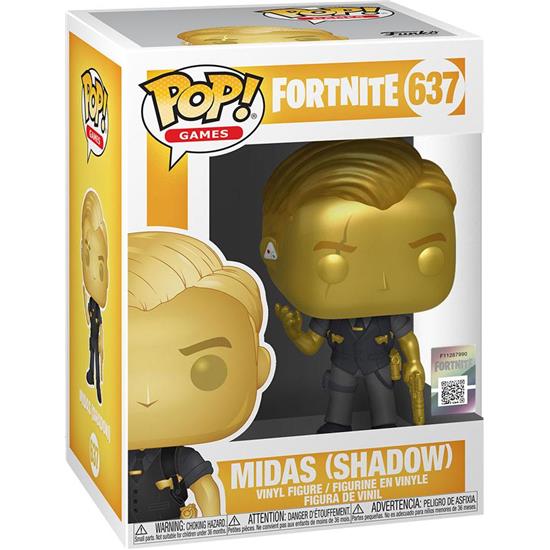 Fortnite: Midas (Shadow) POP! Games Vinyl Figur (#637)