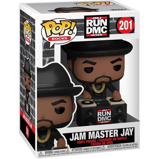 Run DMC: Jam Master Jay POP! Rocks Vinyl Figur (#201)