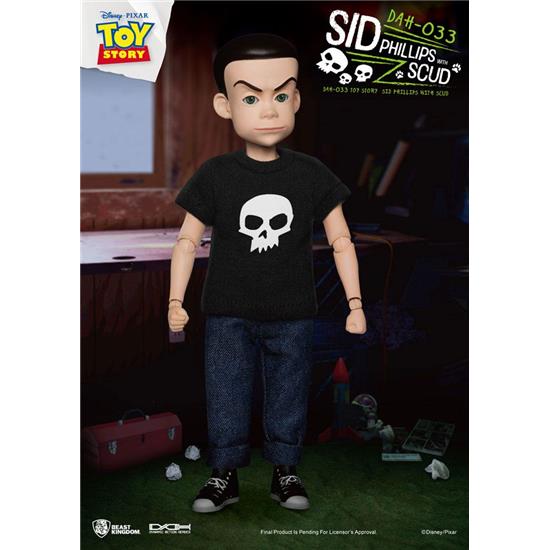 Toy Story: Sid Phillips & Scud Dynamic 8ction Heroes Action Figur 21 cm
