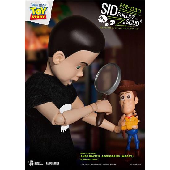 Toy Story: Sid Phillips & Scud Dynamic 8ction Heroes Action Figur 21 cm