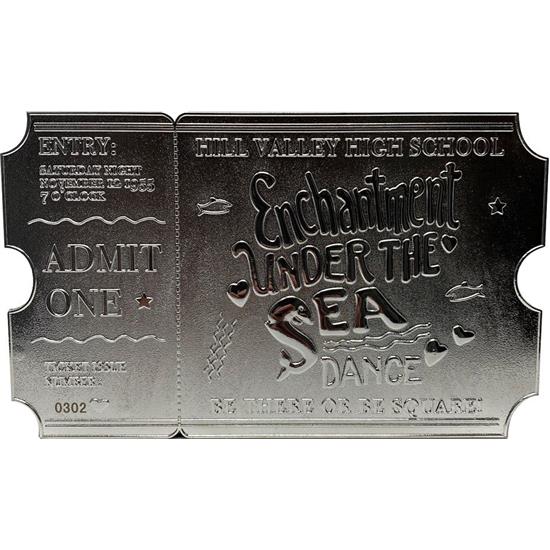 Back To The Future: Enchantment Under The Sea Billet Limited Edition Replica (sølv billet)