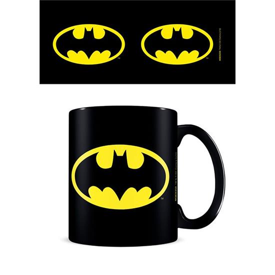 Batman: Batman Sort Logo Krus