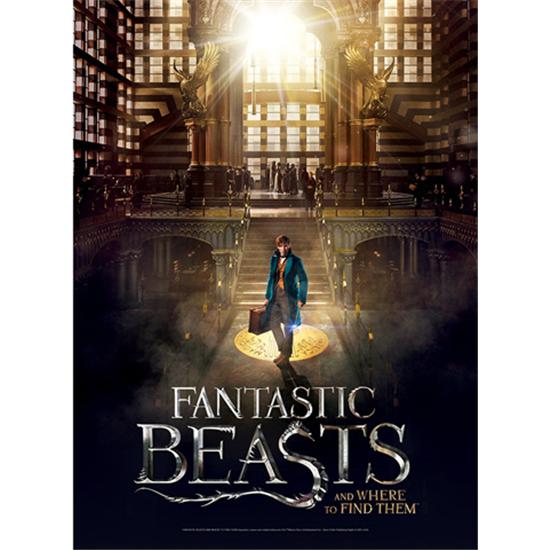 Fantastiske Skabninger: Fantastic Beasts Macusa Plakat Puslespil