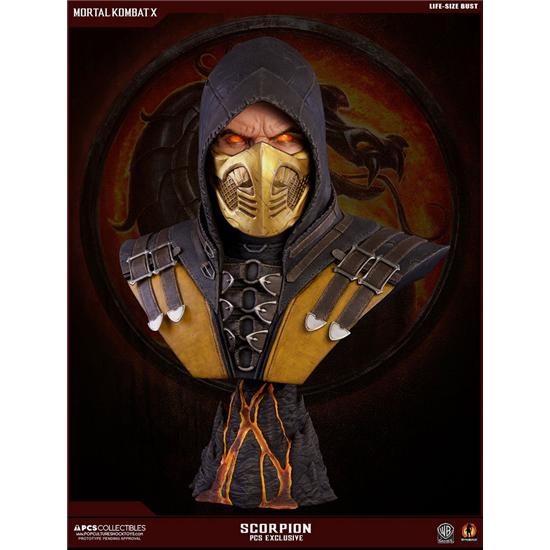 Mortal Kombat: Scorpion Hellfire Exclusive X Buste