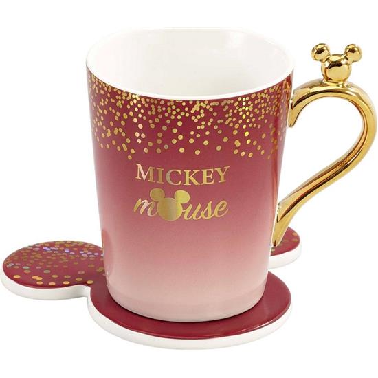 Disney: Mickey Berry Glitter Krus med Bordskåner