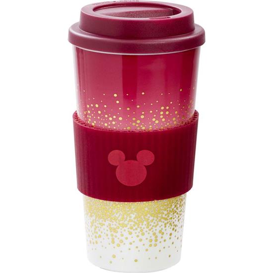 Disney: Mickey Berry Glitter Travel Mug