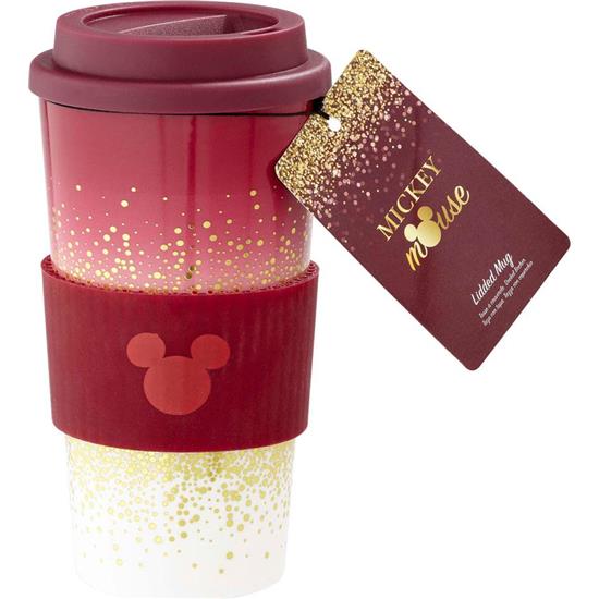 Disney: Mickey Berry Glitter Travel Mug