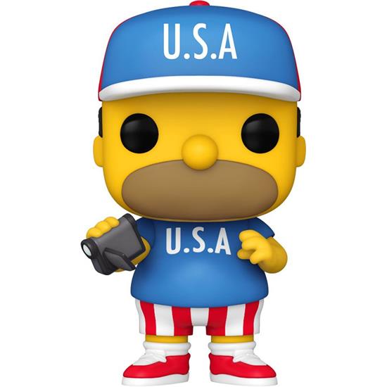 Simpsons: USA Homer POP! TV Vinyl Figur
