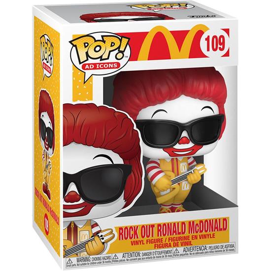 McDonalds: Rock Out Ronald POP! Ad Icons Vinyl Figur (#109)
