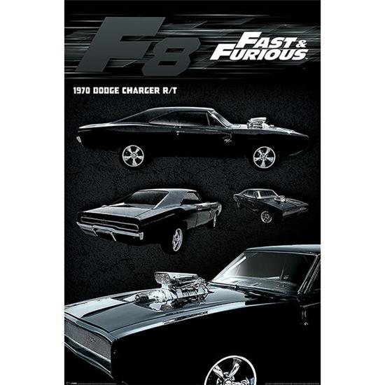 Fast & Furious: Fast & Furious 8 - Dodge Charger Plakat