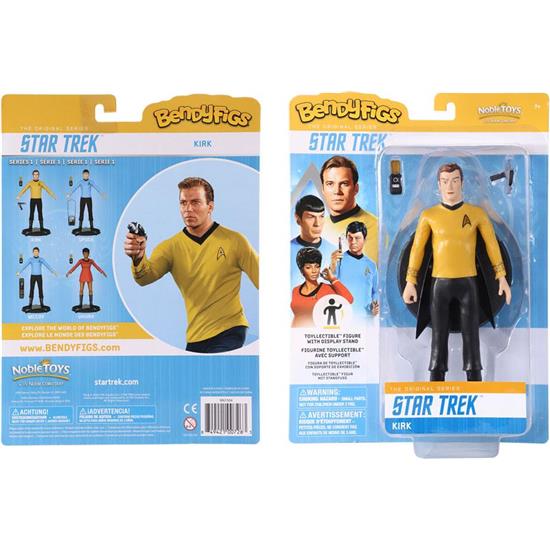 Star Trek: Kirk Bøjelig Figur Bendyfigs 19 cm