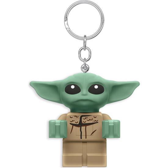 Star Wars: Baby Yoda LEGO Nøglering med Lys6 cm