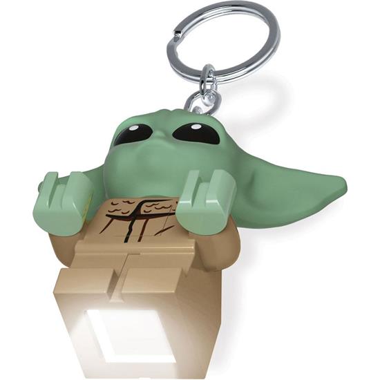 Star Wars: Baby Yoda LEGO Nøglering med Lys6 cm