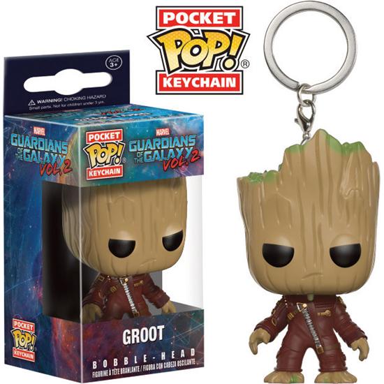 Guardians of the Galaxy: Groot Sur Pocket POP! Vinyl Nøglering