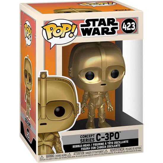 Star Wars: C-3PO POP! Star Wars Vinyl Figur (#423)