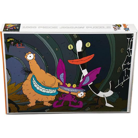 Diverse: Aaahh!!! Real Monsters: Sewer Tunnel Puslespil (1000 brikker)