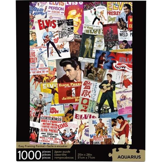 Elvis Presley: Elvis Presley Film Plakat Collage (1000 brikker)