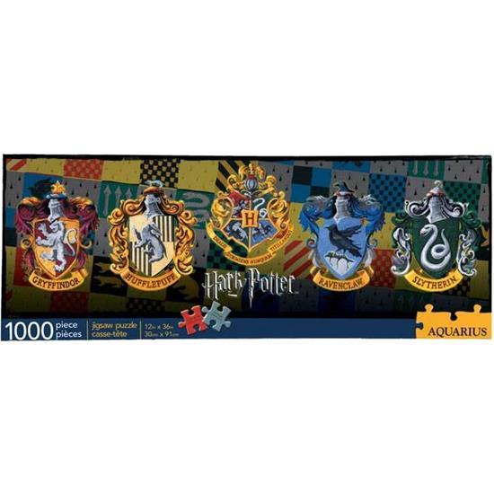 Harry Potter: Hogwarts Emblemerne Puslespil (1000 brikker)