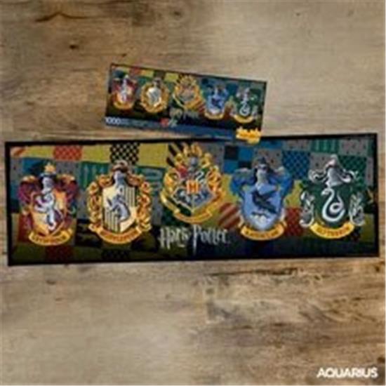 Harry Potter: Hogwarts Emblemerne Puslespil (1000 brikker)
