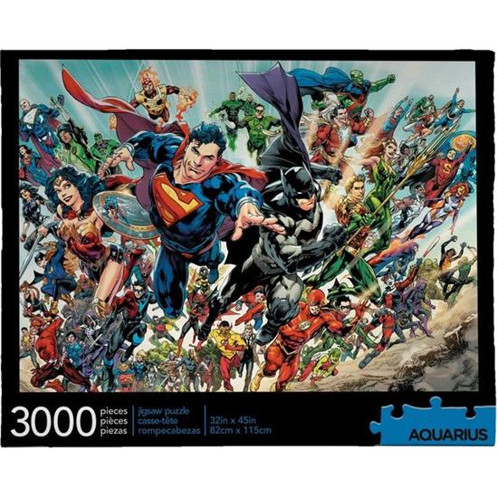DC Comics: DC Helte og Skurke Puslespil (3000 brikker)